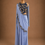 Draped saree