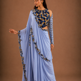 Draped saree