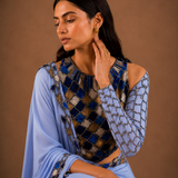 Draped saree